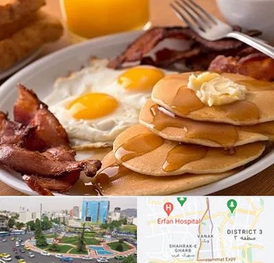 کافه صبحانه در ونک 