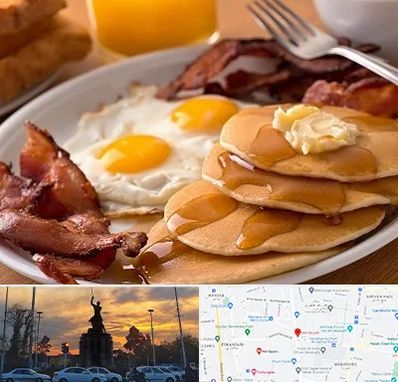 کافه صبحانه در میدان حر