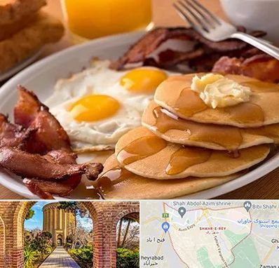 کافه صبحانه در شهر ری