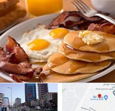 کافه صبحانه در چهارراه طالقانی کرج