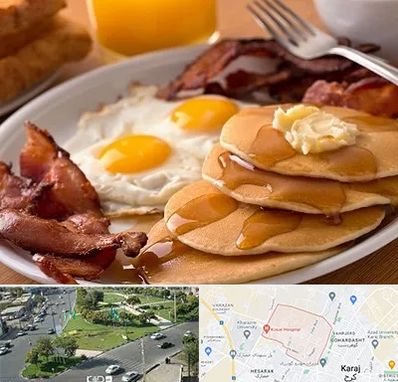 کافه صبحانه در شاهین ویلا کرج