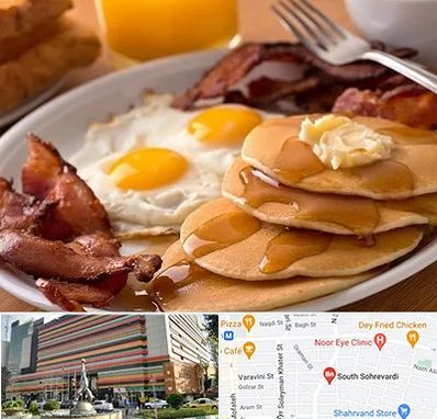 کافه صبحانه در سهروردی 