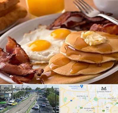 کافه صبحانه در جنوب تهران 