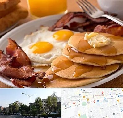 کافه صبحانه در میدان کاج