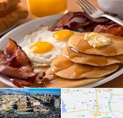 کافه صبحانه در شهرک راه آهن