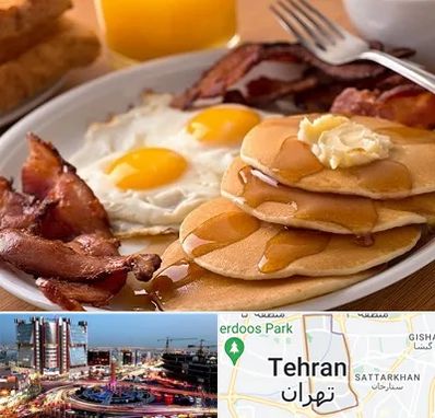 کافه صبحانه در صادقیه 