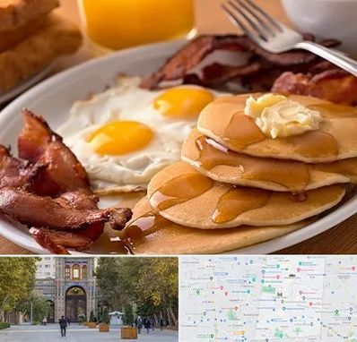 کافه صبحانه در منطقه 12 تهران