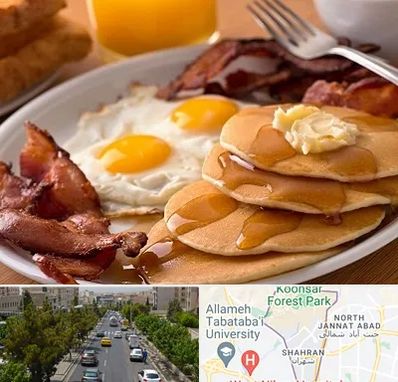 کافه صبحانه در شهران 