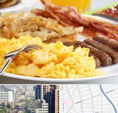 رستوران صبحانه در خیابان بهشتی