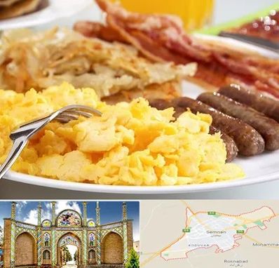 رستوران صبحانه در سمنان