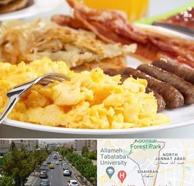 رستوران صبحانه در شهران 