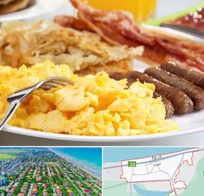 رستوران صبحانه در نور