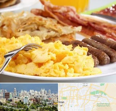 رستوران صبحانه در شرق تهران 