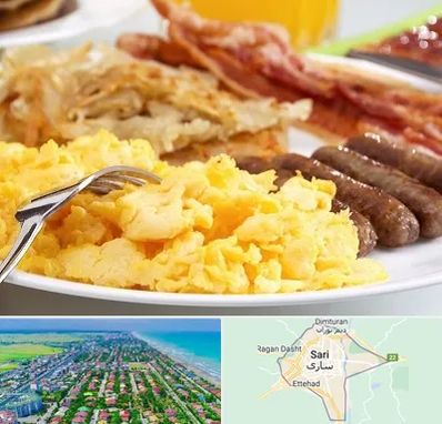 رستوران صبحانه در ساری