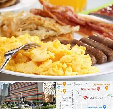 رستوران صبحانه در سهروردی 