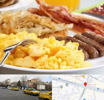رستوران صبحانه در شهناز تبریز