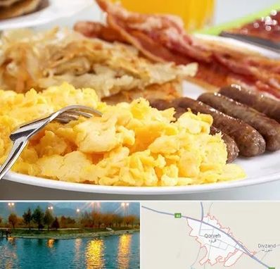 رستوران صبحانه در قروه