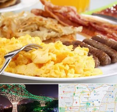 رستوران صبحانه در منطقه 3 تهران
