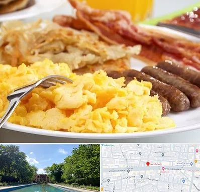 رستوران صبحانه در هشت بهشت اصفهان