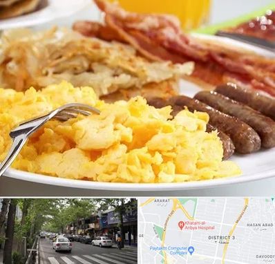 رستوران صبحانه در ظفر 