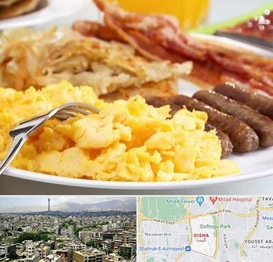 رستوران صبحانه در گیشا 