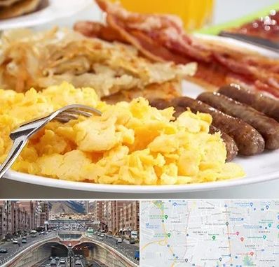 رستوران صبحانه در منطقه 10 تهران