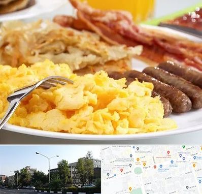 رستوران صبحانه در میدان کاج