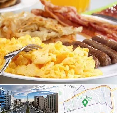 رستوران صبحانه در سعادت آباد 