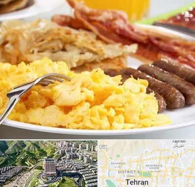 رستوران صبحانه در شمال تهران 
