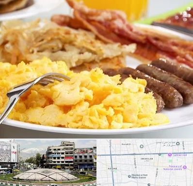 رستوران صبحانه در مرکز تهران