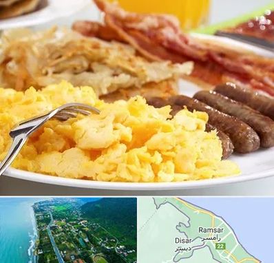 رستوران صبحانه در رامسر
