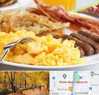 رستوران صبحانه در چهارباغ اصفهان