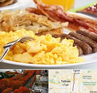 رستوران صبحانه در ولیعصر 
