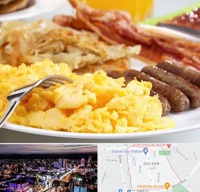 رستوران صبحانه در گلسار رشت 