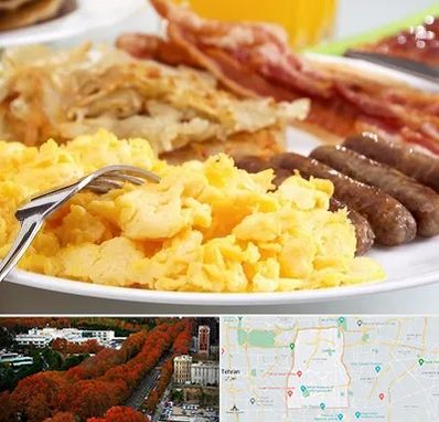 رستوران صبحانه در منطقه 6 تهران