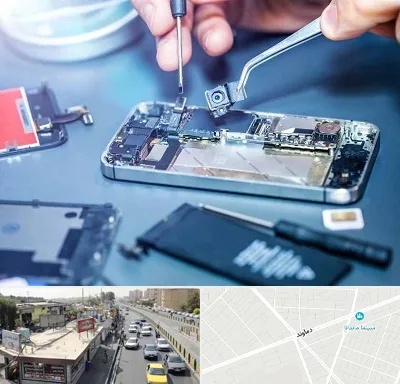 آموزشگاه تعمیرات موبایل در خیابان دماوند