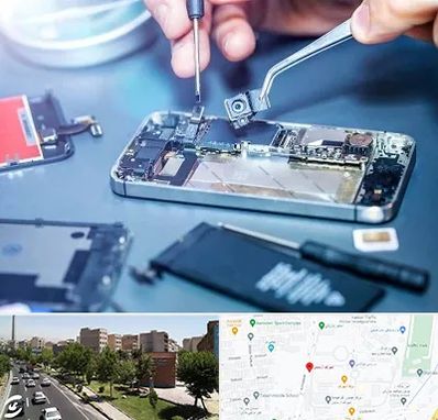 آموزشگاه تعمیرات موبایل در شهرک آزمایش