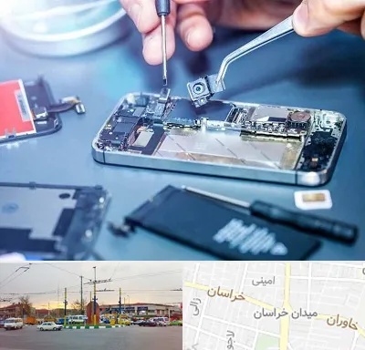 آموزشگاه تعمیرات موبایل در میدان خراسان