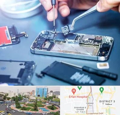 آموزشگاه تعمیرات موبایل در ونک 