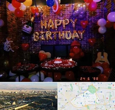 کافه مخصوص تولد در منطقه 19 تهران