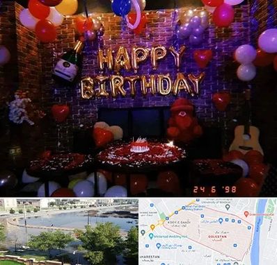 کافه مخصوص تولد در گلستان اهواز
