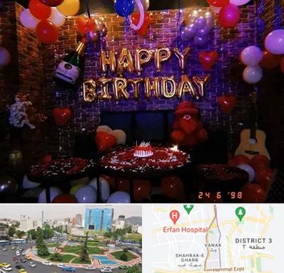 کافه مخصوص تولد در ونک 