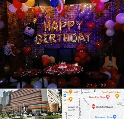 کافه مخصوص تولد در سهروردی 