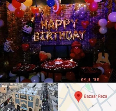 کافه مخصوص تولد در بازار رضا مشهد