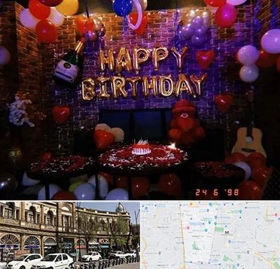 کافه مخصوص تولد در منطقه 11 تهران