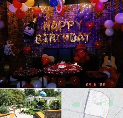 کافه مخصوص تولد در باغمیشه تبریز