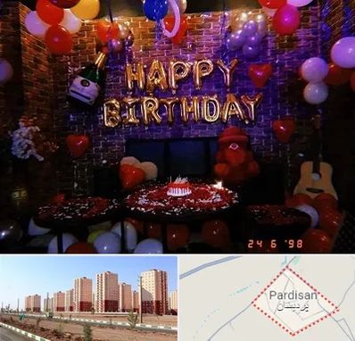 کافه مخصوص تولد در پردیسان قم