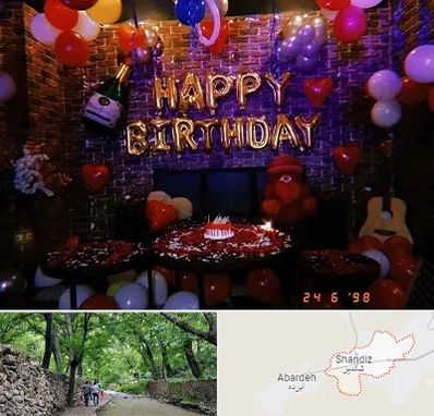 کافه مخصوص تولد در شاندیز مشهد