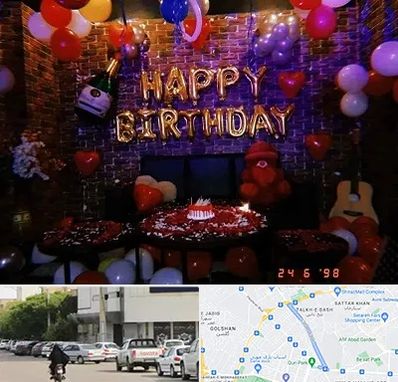 کافه مخصوص تولد در قدوسی شرقی شیراز