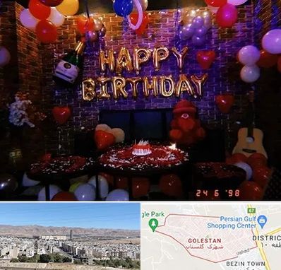 کافه مخصوص تولد در شهرک گلستان شیراز